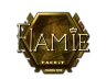 Sticker | flamie (Gold) | London 2018