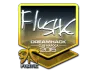 Sticker | flusha (Foil) | Cluj-Napoca 2015
