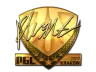Sticker | flusha (Gold) | Krakow 2017