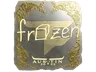 Sticker | frozen (Gold) | Austin 2025