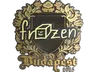 Sticker | frozen (Gold) | Budapest 2025