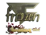 Sticker | frozen (Gold) | Shanghai 2024