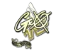 Sticker | gxx- (Gold) | Paris 2023