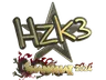Sticker | hallzerk (Gold) | Shanghai 2024