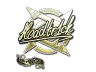 Sticker | headtr1ck (Gold) | Paris 2023