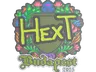 Sticker | HexT (Embroidered) | Budapest 2025