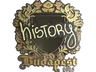 Sticker | History (Gold) | Budapest 2025