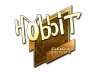 Sticker | Hobbit (Gold) | Boston 2018