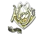 Sticker | HooXi (Gold) | Paris 2023