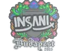 Sticker | insani (Embroidered) | Budapest 2025