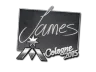 Sticker | James | Cologne 2015