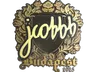 Sticker | jcobbb (Gold) | Budapest 2025