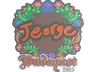 Sticker | jeorge (Embroidered) | Budapest 2025