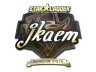 Sticker | jkaem (Gold) | Berlin 2019