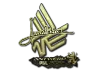 Sticker | juanflatroo (Gold) | Antwerp 2022