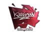 Sticker | karrigan (Foil) | Cologne 2016
