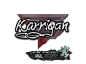 Sticker | karrigan (Glitter) | Antwerp 2022