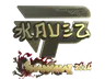 Sticker | kauez (Gold) | Shanghai 2024