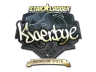 Sticker | Kjaerbye (Gold) | Berlin 2019