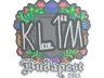Sticker | kl1m (Embroidered) | Budapest 2025