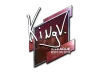 Sticker | kNgV- (Foil) | Boston 2018