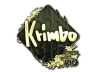 Sticker | Krimbo (Gold) | Rio 2022