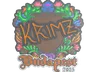 Sticker | KRIMZ (Embroidered) | Budapest 2025