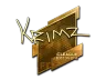 Sticker | KRIMZ (Gold) | Boston 2018