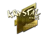 Sticker | kRYSTAL (Gold) | Boston 2018
