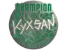 Sticker | kyxsan (Foil, Champion) | Cologne 2026