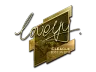 Sticker | LoveYY (Gold) | Boston 2018