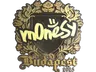 Sticker | m0NESY (Gold) | Budapest 2025