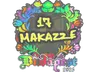 Sticker | makazze (Holo) | Budapest 2025