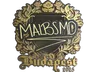 Sticker | malbsMd (Gold) | Budapest 2025