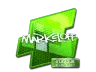 Sticker | markeloff (Foil) | Atlanta 2017