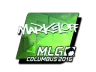 Sticker | markeloff (Foil) | MLG Columbus 2016