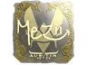 Sticker | mezii (Gold) | Austin 2025