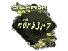 Sticker | n0rb3r7 (Gold, Champion) | Rio 2022