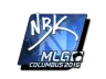 Sticker | NBK- (Foil) | MLG Columbus 2016