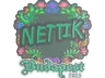 Sticker | nettik (Embroidered) | Budapest 2025