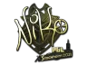 Sticker | NiKo (Gold) | Stockholm 2021