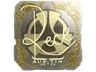 Sticker | reck (Gold) | Austin 2025