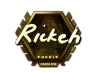 Sticker | Rickeh (Gold) | London 2018