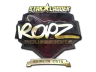 Sticker | ropz (Gold) | Berlin 2019