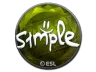 Sticker | s1mple (Foil) | Katowice 2019