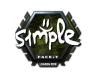 Sticker | s1mple (Foil) | London 2018