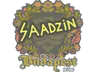 Sticker | saadzin | Budapest 2025