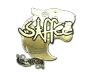 Sticker | saffee (Gold) | Paris 2023