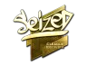 Sticker | seized (Gold) | Boston 2018