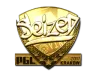 Sticker | seized (Gold) | Krakow 2017